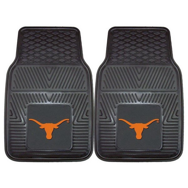 Logolovers Texas Longhorns Heavy Duty 2-Piece Vinyl Car Mats LO1524362